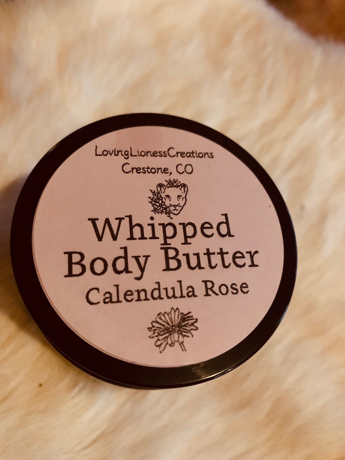 Calendula Rose Whipped Body Butter 4oz