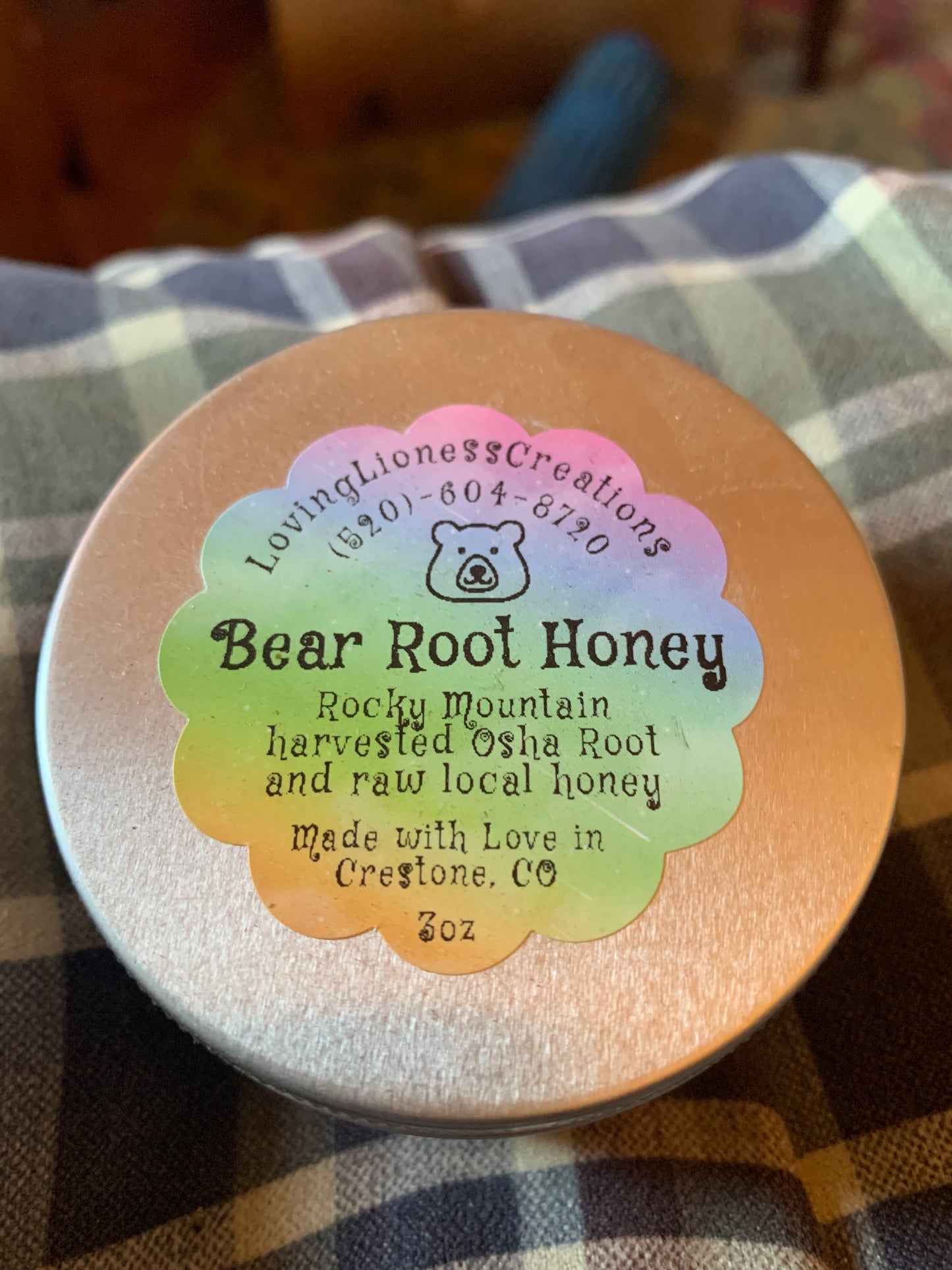 Bear Root Honey-3oz