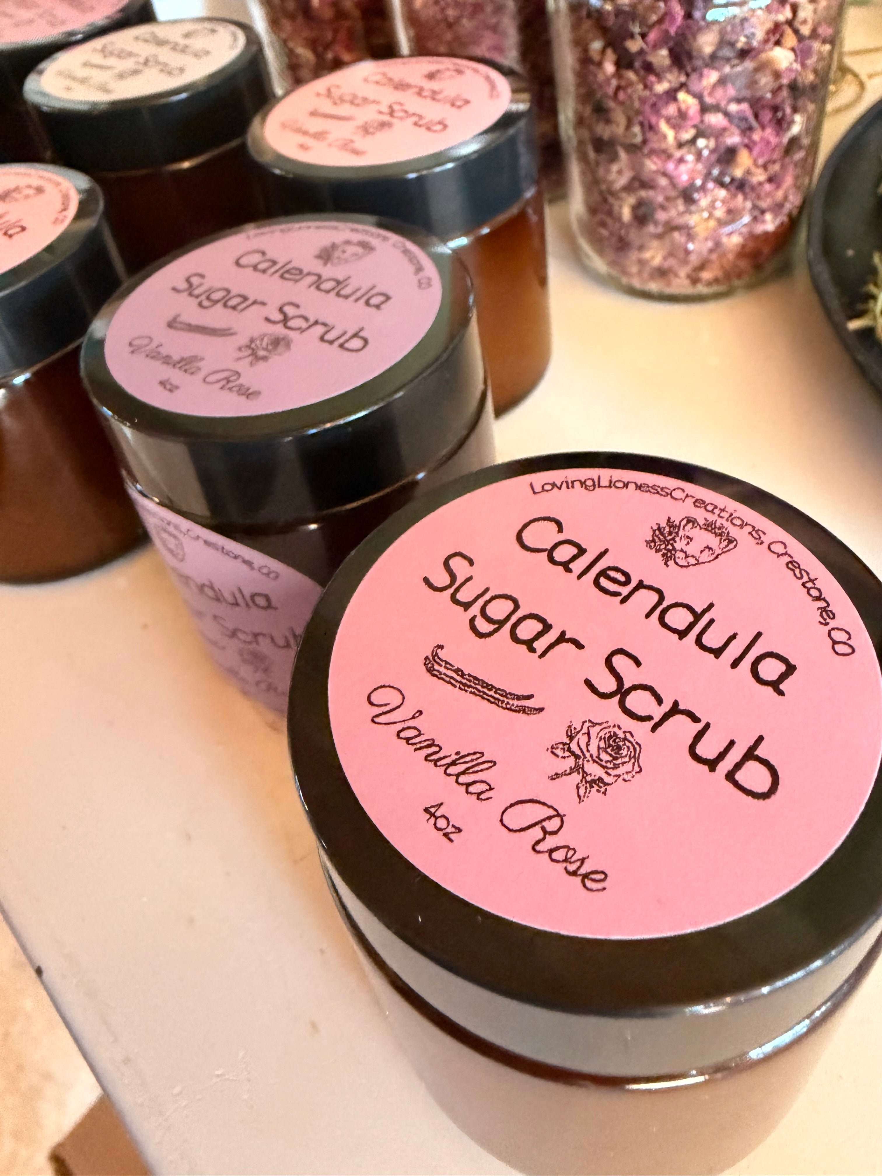 Calendula Rose- Sugar Scrub