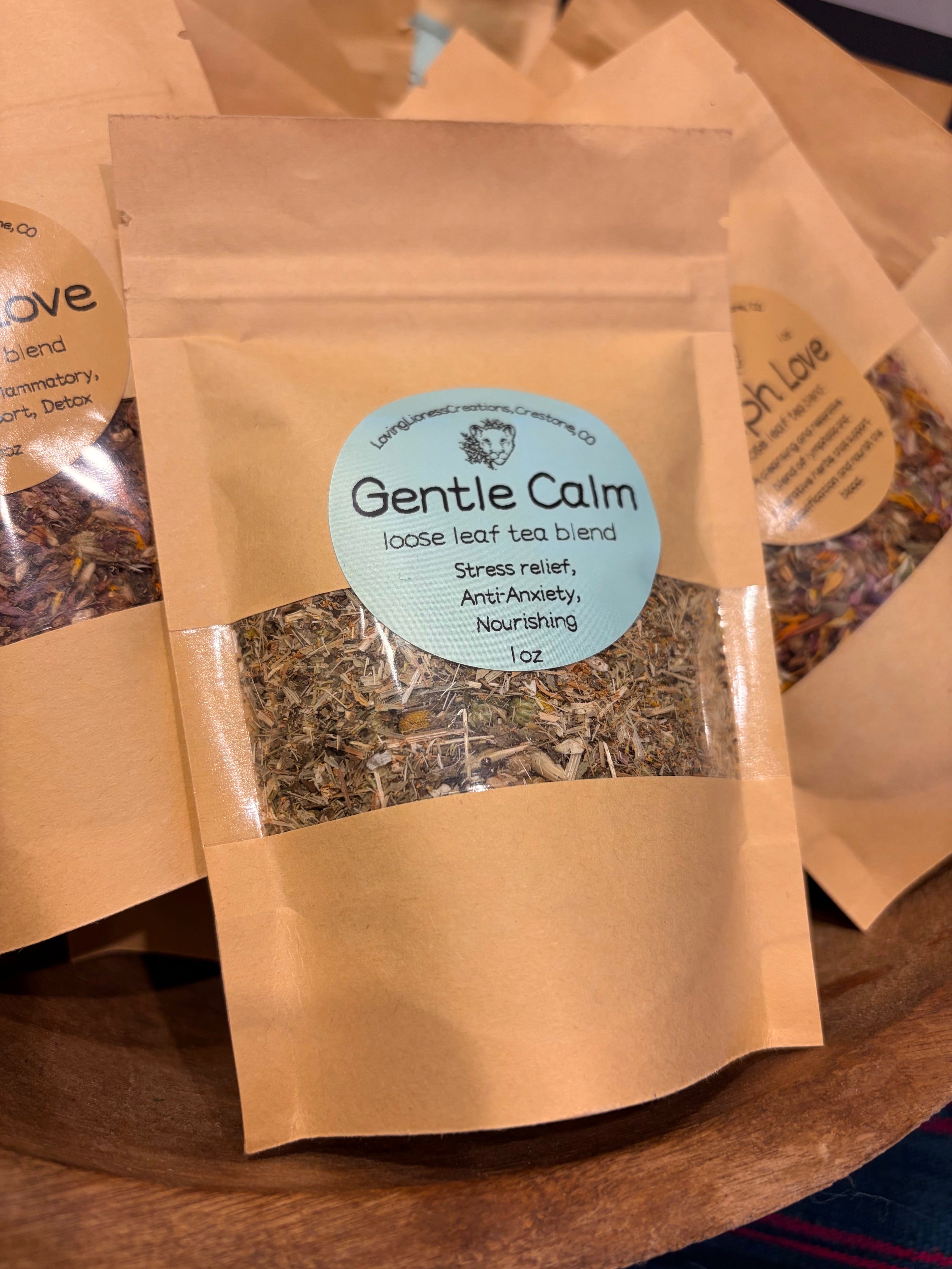 Gentle Calm- loose leaf herbal tea blend- 1oz