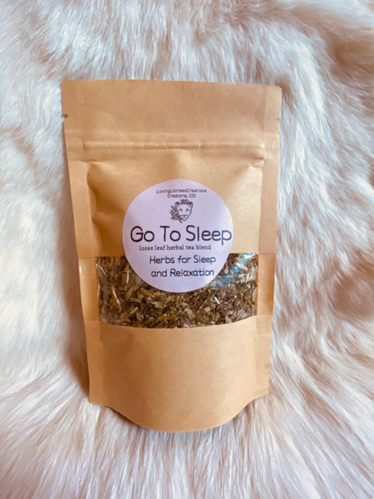 Go To Sleep-loose leaf herbal tea blend 1oz