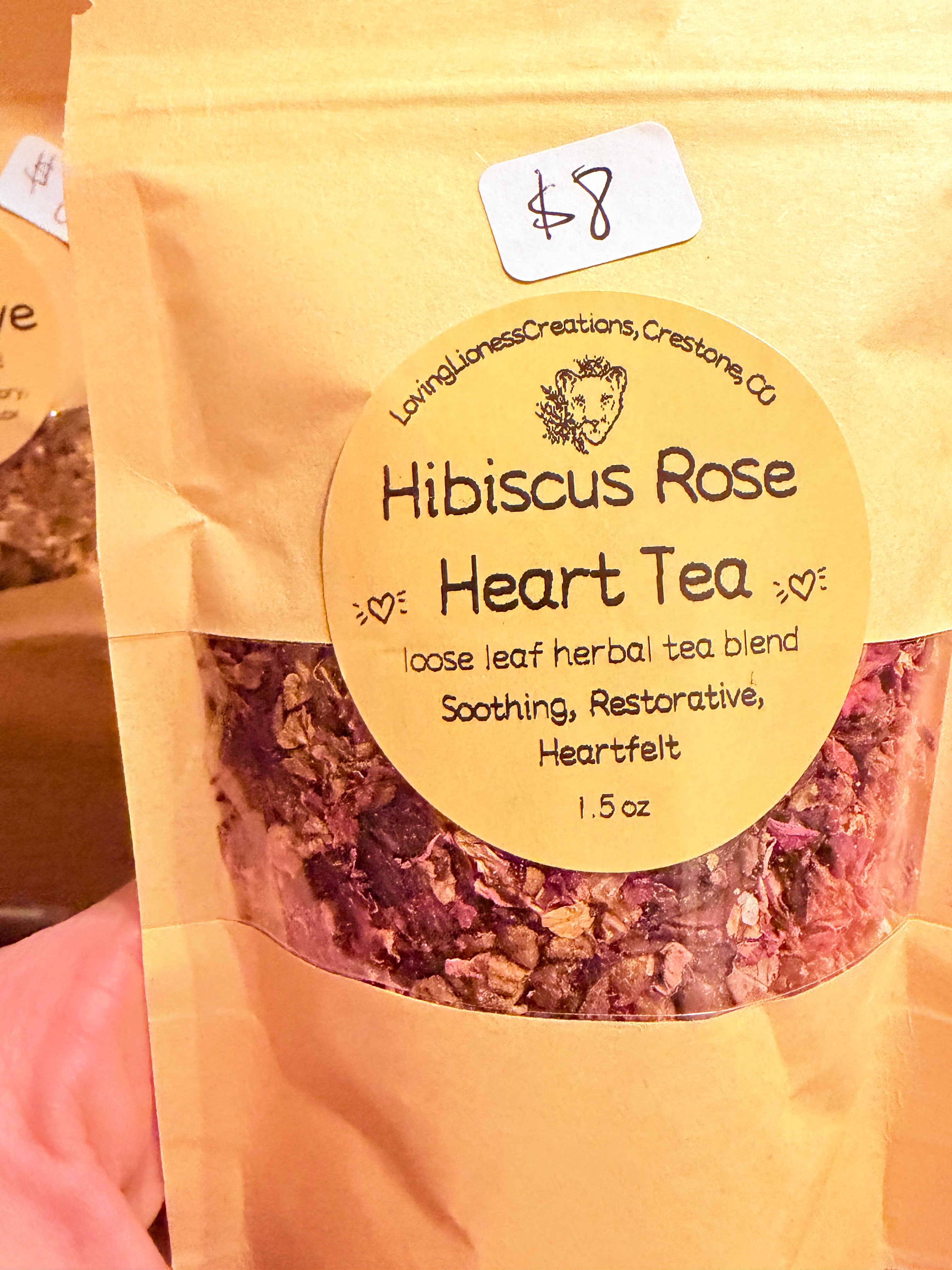 Hibiscus Rose Heart Tea