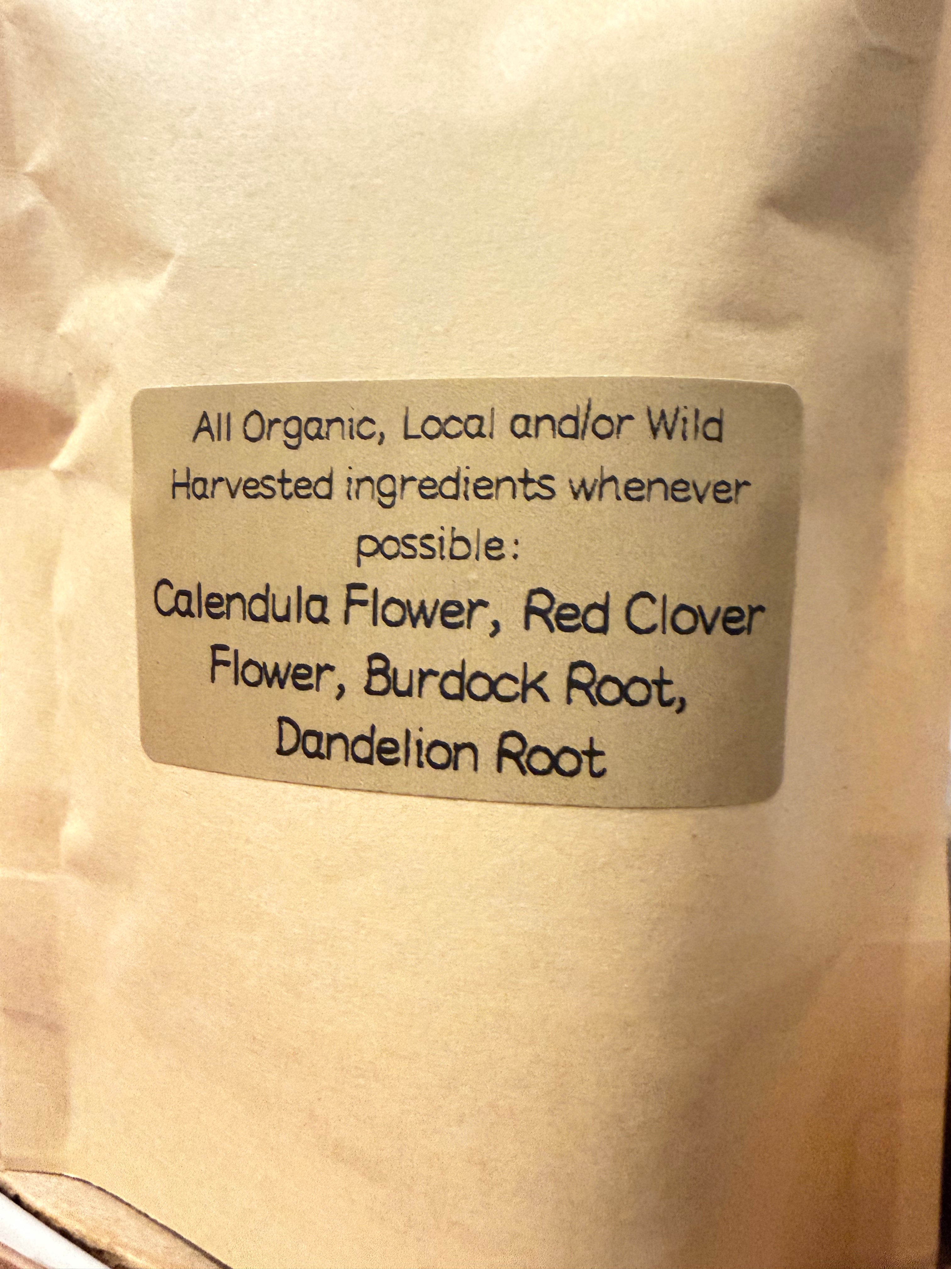 Lymph Love- loose leaf herbal tea blend, 1.5 ounces