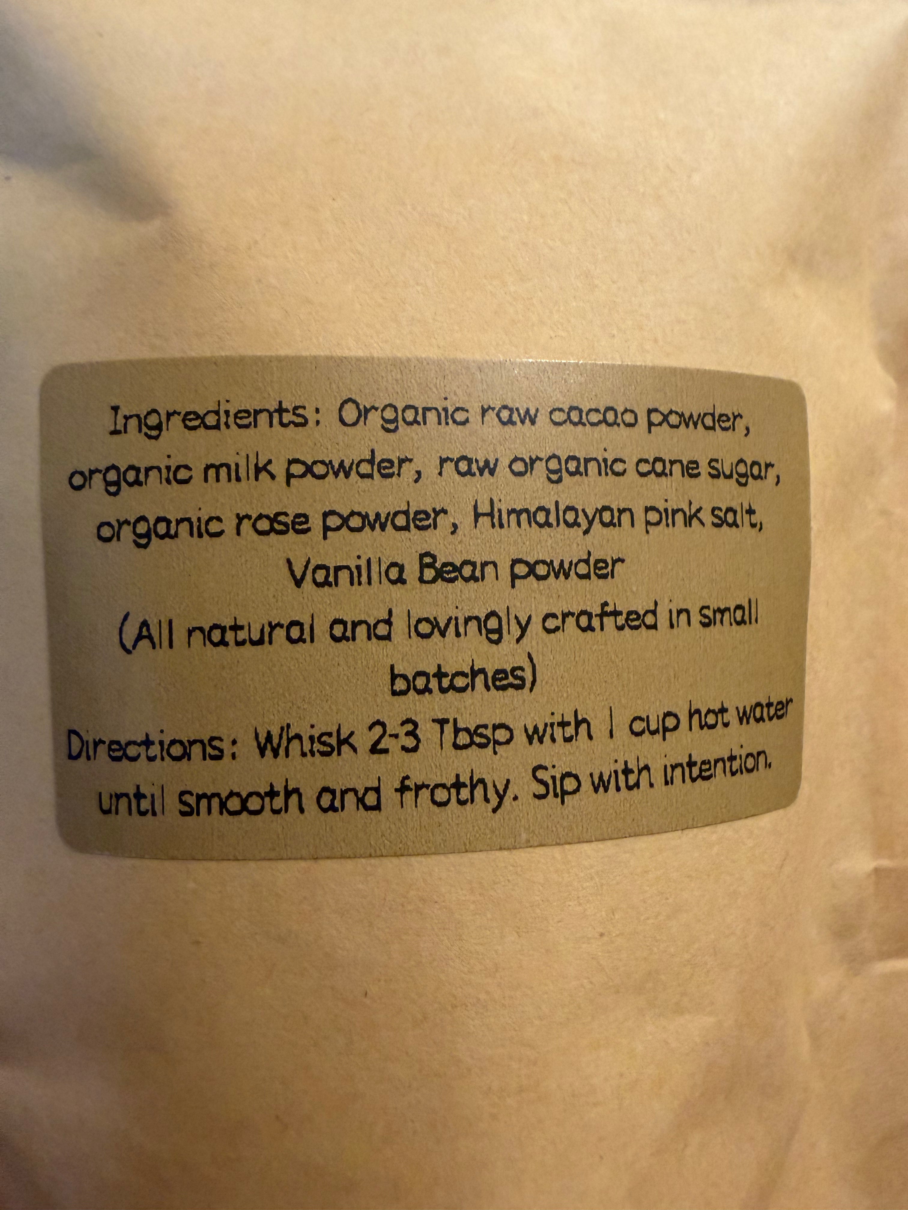 Rose Cacao Hot Chocolate Mix- 4oz