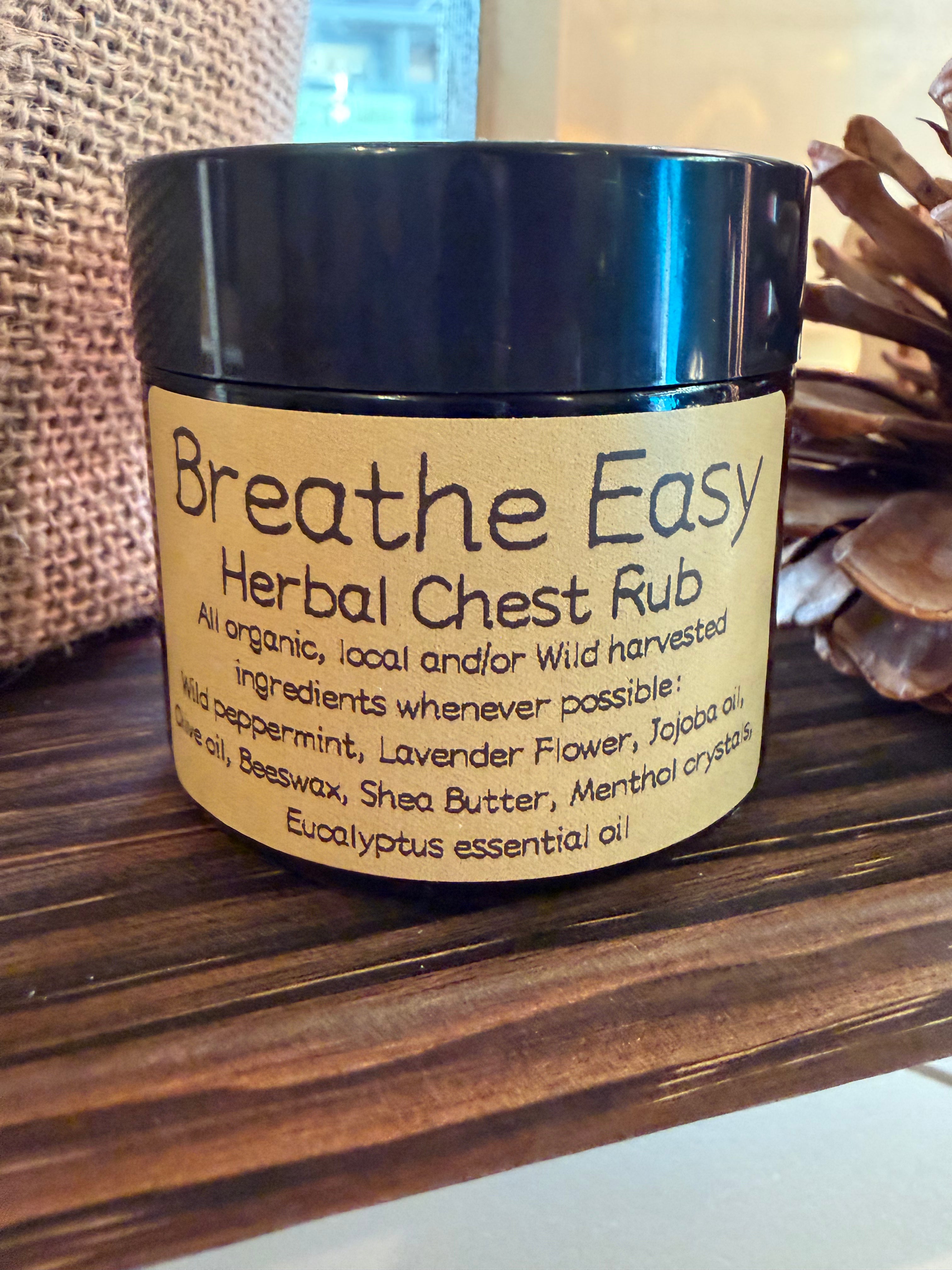 Breathe Easy Herbal Chest Rub-2oz